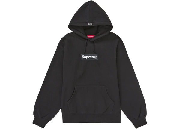 Supreme Box Logo Hooded Sweatshirt (FW24) Black sneakers - authentic Supreme shoes