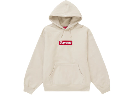 Supreme Box Logo Hooded Sweatshirt (FW24) Stone sneakers - authentic Supreme shoes