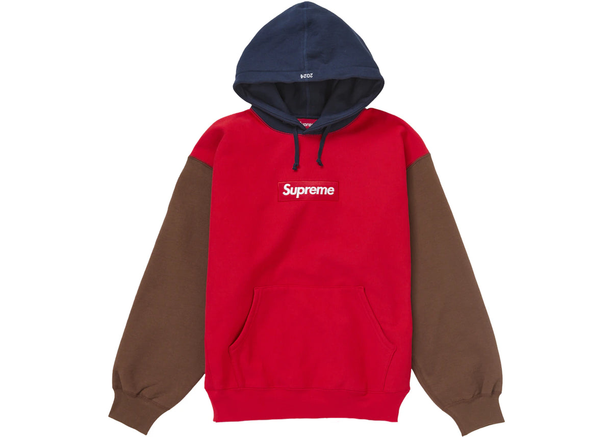 Supreme Box Logo Hooded Sweatshirt (FW24) Multicolor - vue 360