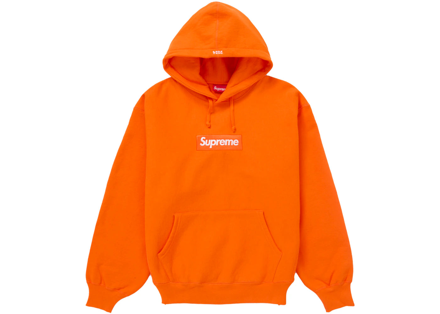 Supreme Box Logo Hooded Sweatshirt (FW24) Dark Orange - vue secondaire A
