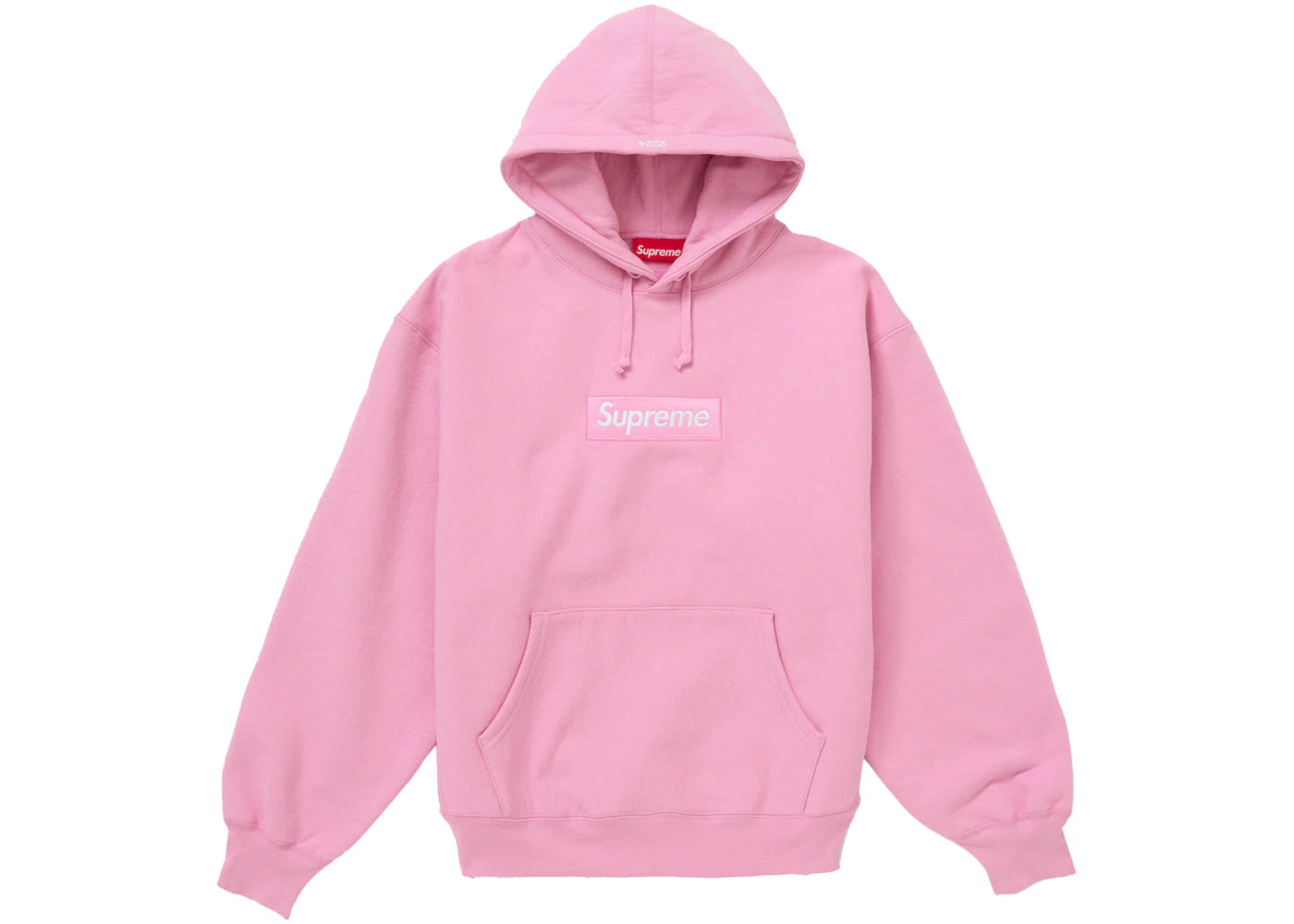 Supreme Box Logo Hooded Sweatshirt (FW24) Pink - vue secondaire A