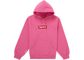 Supreme Box Logo Hooded Sweatshirt (FW25) Magenta - vue 360