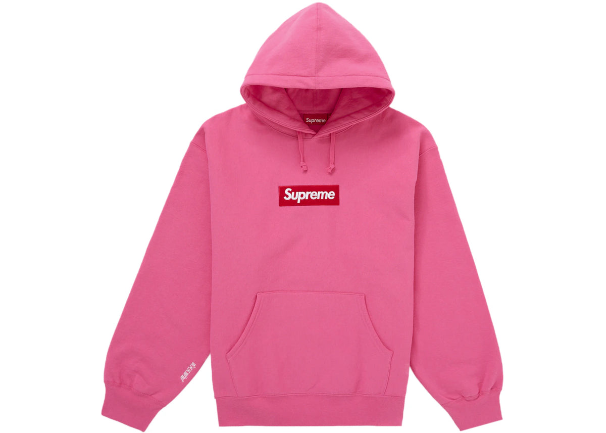 Supreme Box Logo Hooded Sweatshirt (FW25) Magenta - vue secondaire A