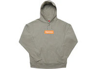 Supreme Box Logo Hooded Sweatshirt (FW17) Heather Grey