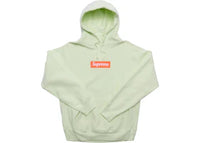 Supreme Box Logo Hooded Sweatshirt (FW17) Pale Lime