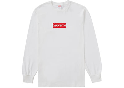 Supreme Box Logo L/S Tee White