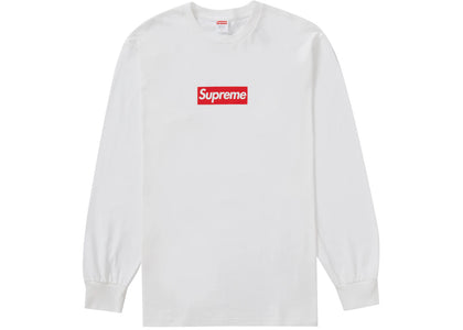 Supreme Box Logo L/S Tee White - authentic Supreme product