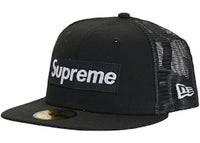 Supreme Box Logo Mesh Back New Era Black