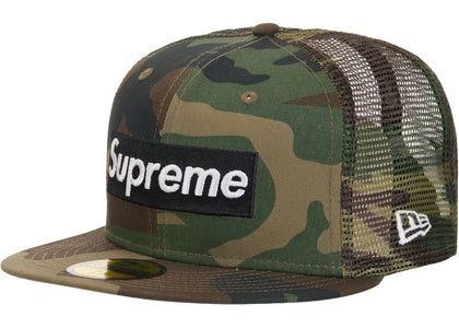 Supreme Box Logo Mesh Back New Era Cap SS24 Camo - product view 2