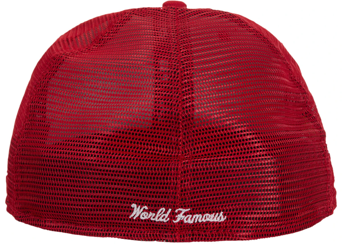 Supreme Box Logo Mesh Back New Era Cap SS24 Red - vue secondaire B