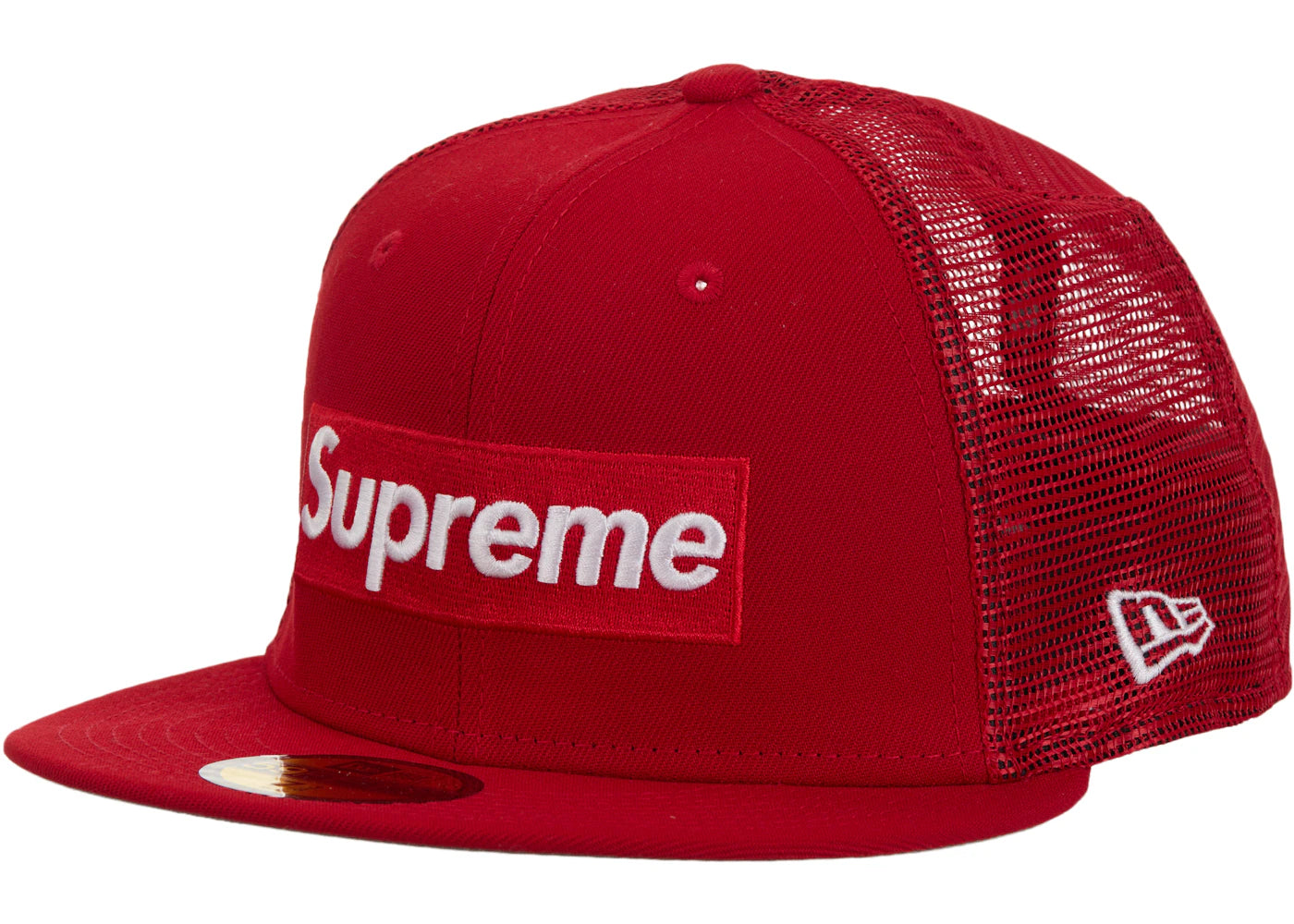Supreme Box Logo Mesh Back New Era Cap SS24 Red - vue secondaire A
