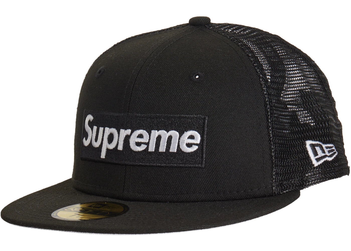 Supreme Box Logo Mesh Back New Era Hat (SS23) Black - vue secondaire A