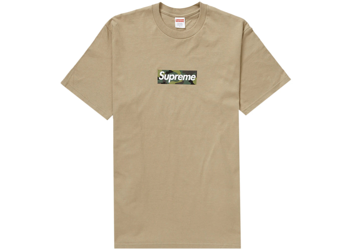 Supreme Box Logo Tee (FW23) Khaki - vue 360