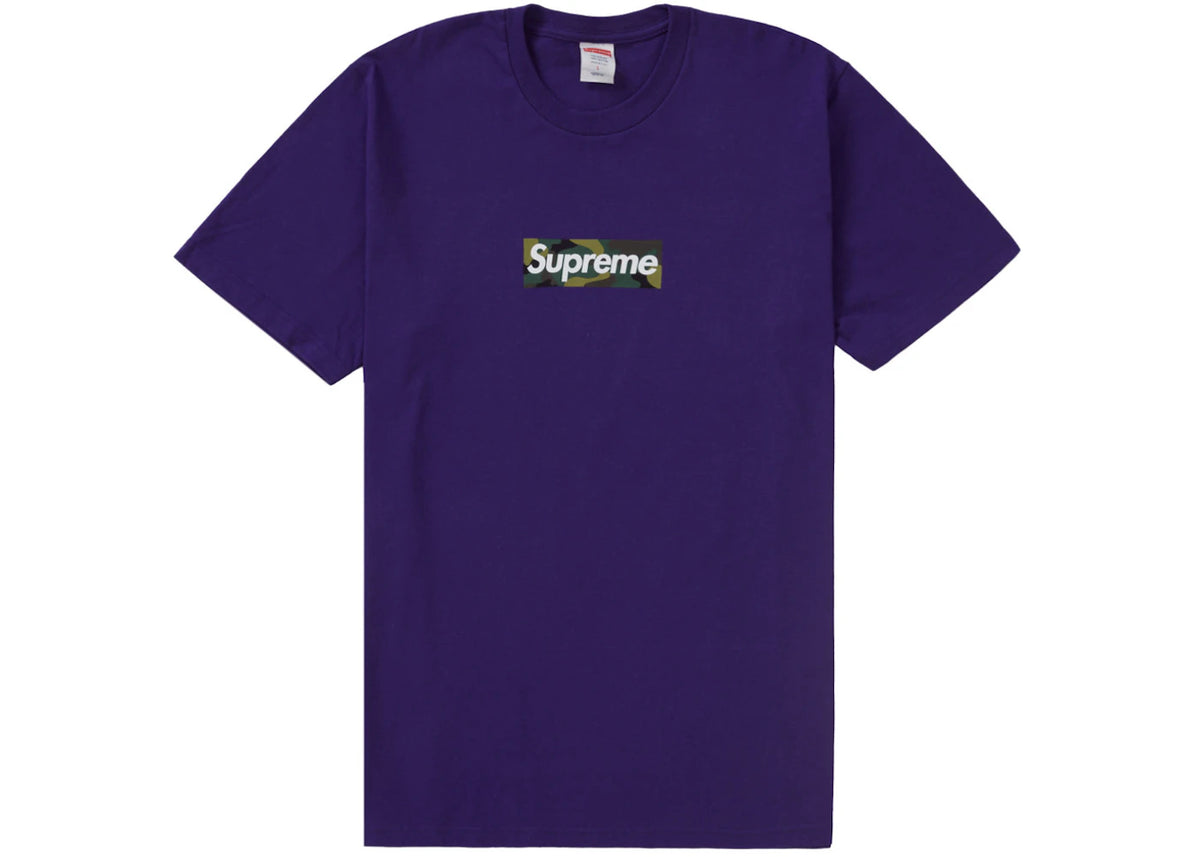 Supreme Box Logo Tee (FW23) Purple - vue secondaire A