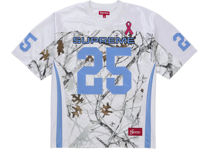 Supreme Breast Cancer Awareness Football Jersey White - apparel view 2