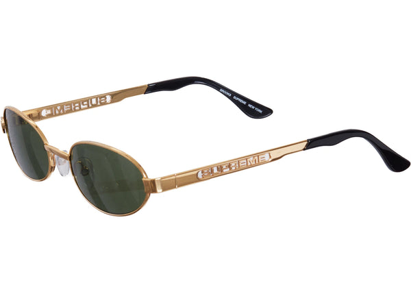 Supreme Brooks Sunglasses Gold