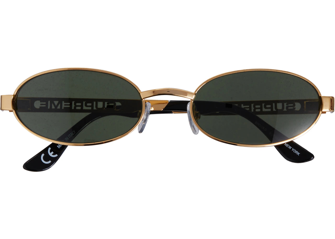 Supreme Brooks Sonnenbrille Gold - vue 360