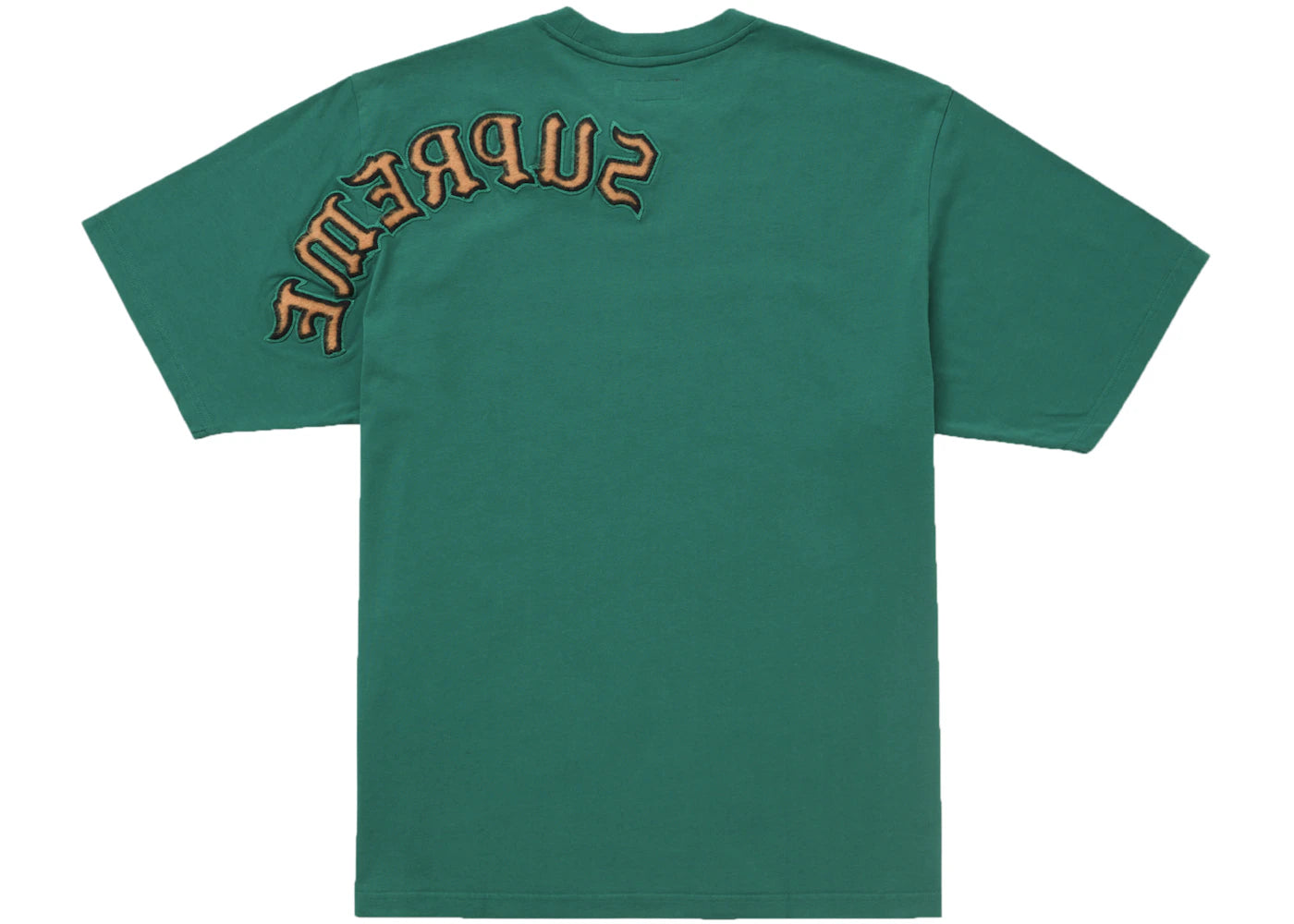 Supreme Brushed Arc S/S Top Green - vue 360