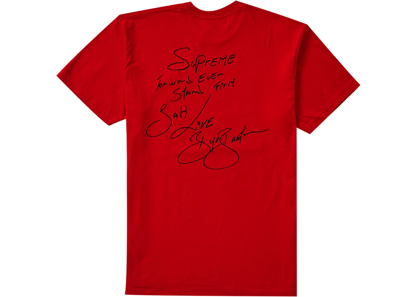 Supreme Buju Banton Tee Red - vue secondaire A