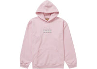 Supreme Burberry Box Logo Hooded Sweatshirt Light Pink