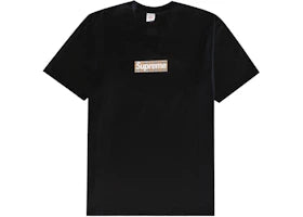 Supreme Burberry Box Logo Tee Black - vue 360