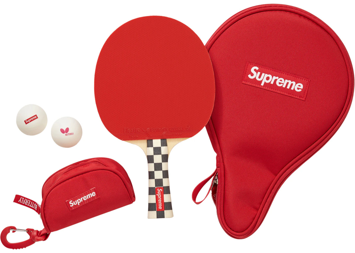 Supreme Butterfly Table Tennis Racket Set Checkerboard - vue secondaire B
