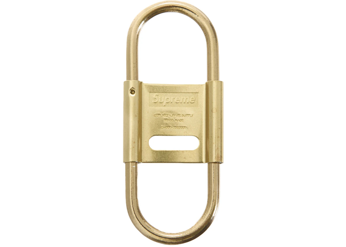 Supreme CDW Delta Carabiner Gold - vue secondaire B
