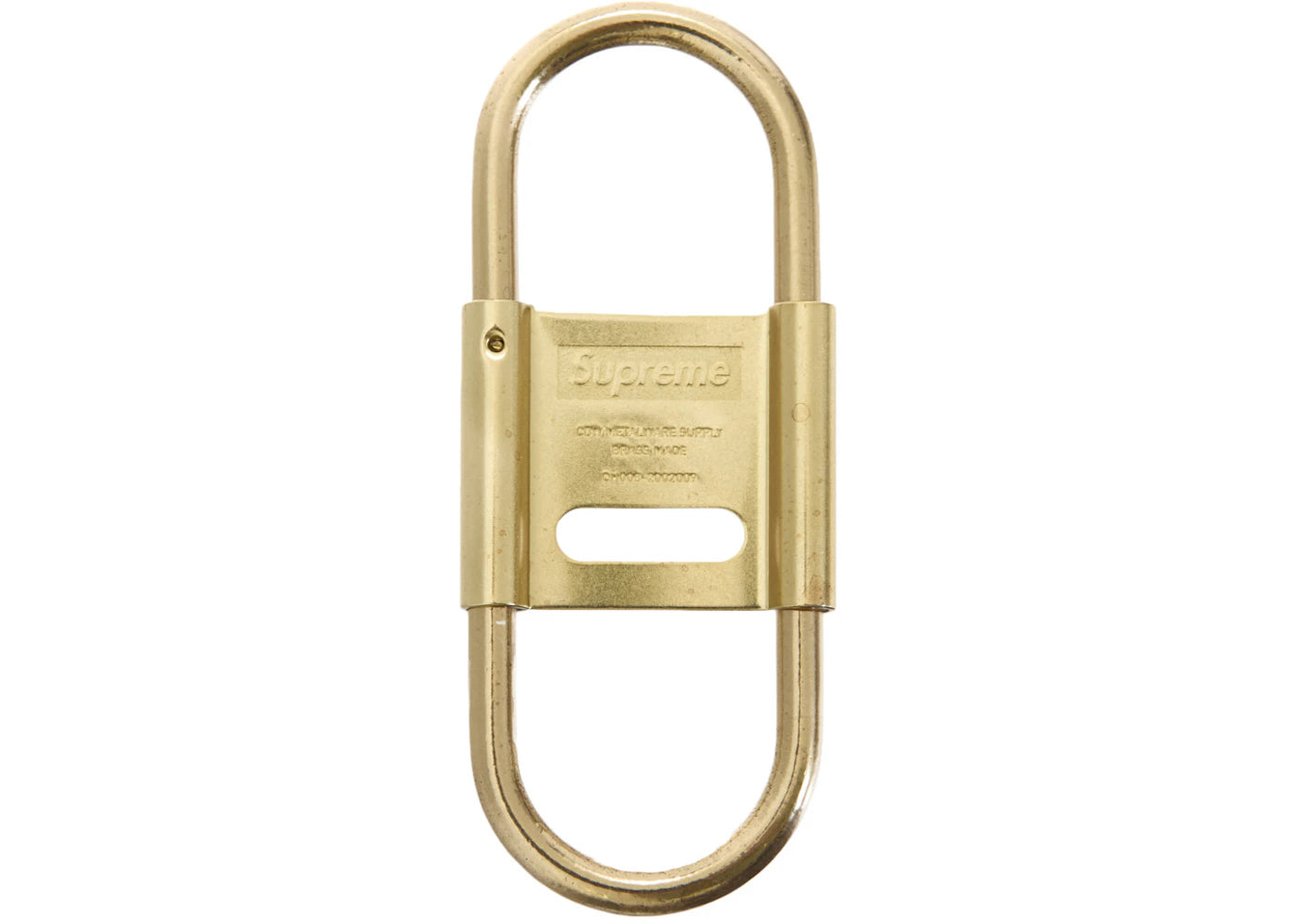 Supreme CDW Delta Carabiner Gold - vue secondaire A