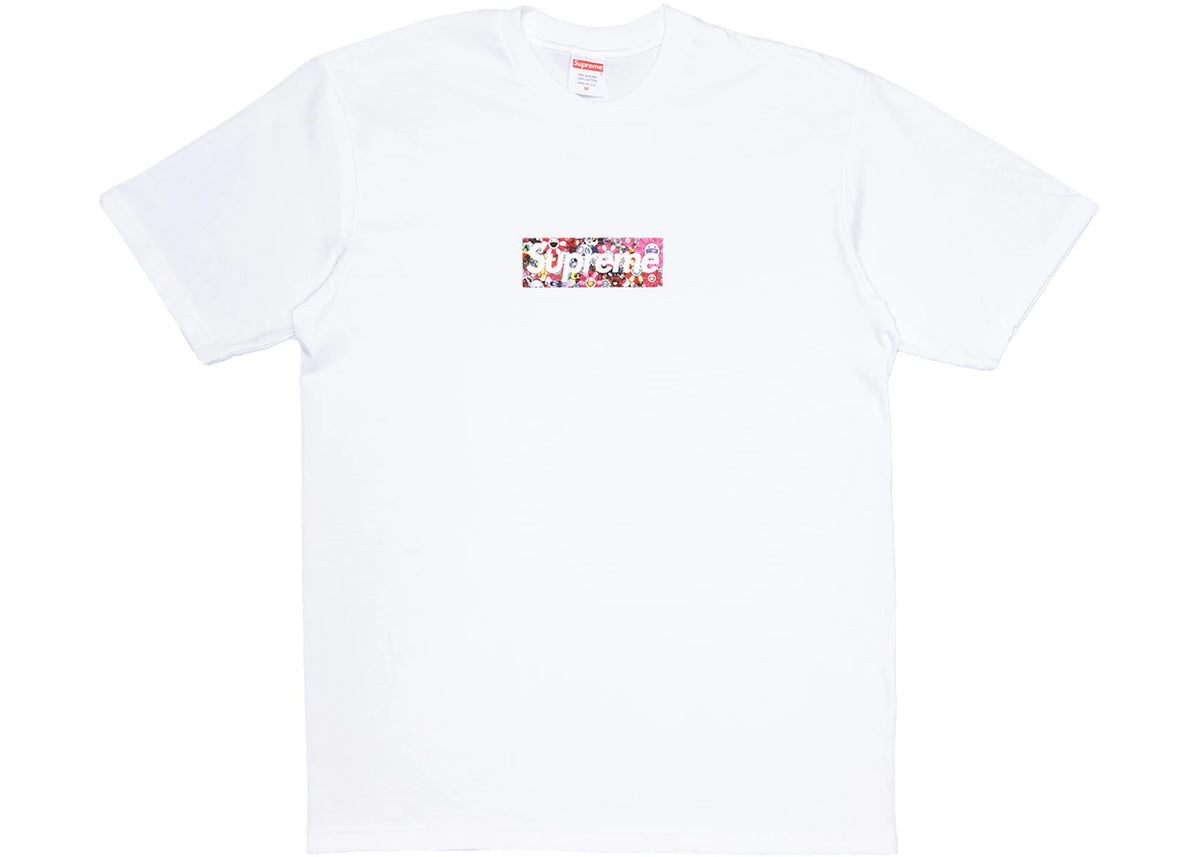 Supreme Takashi Murakami COVID-19 Relief Box Logo Tee White - vue secondaire A