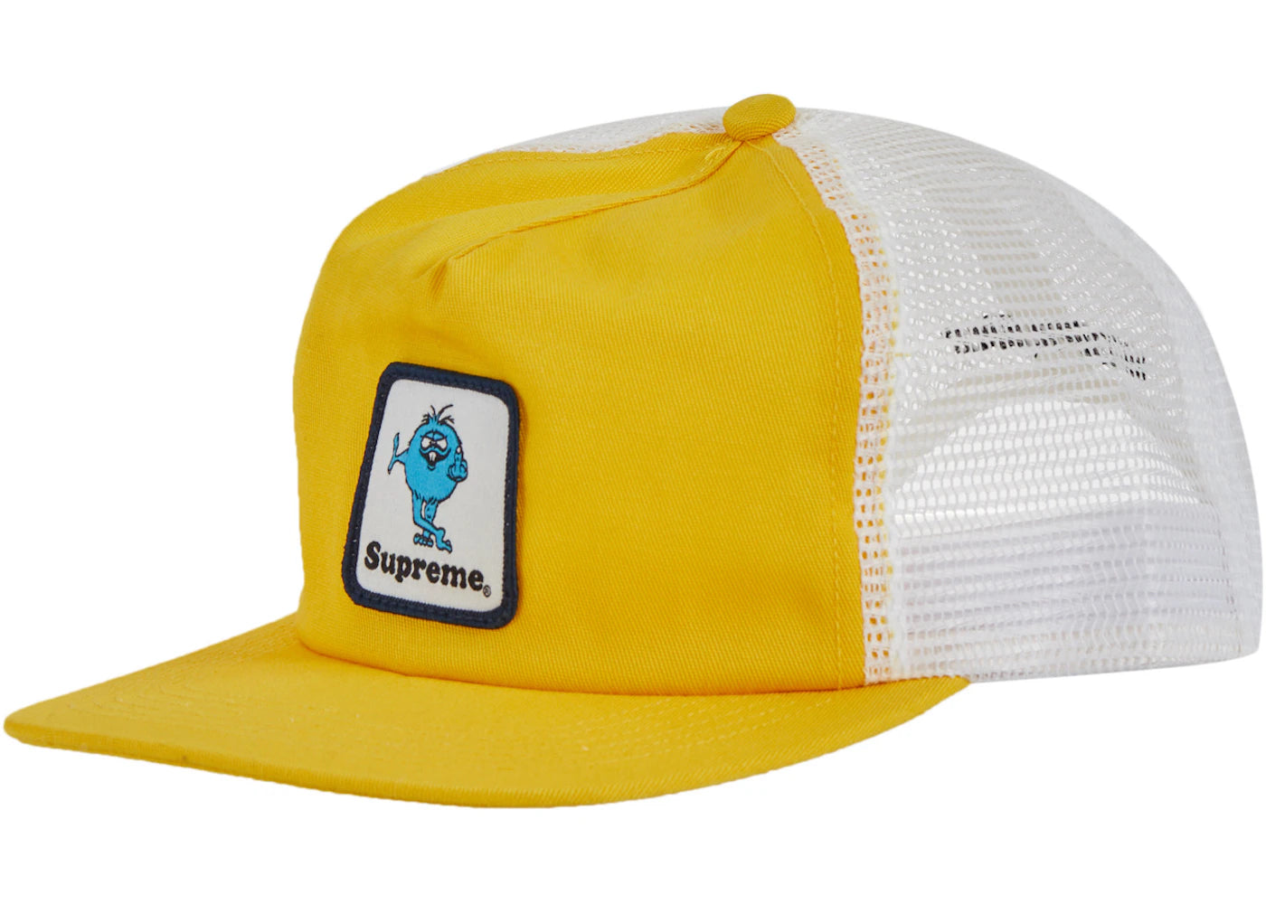 Supreme Camacho Mesh Back 5-Panel Yellow - vue secondaire A
