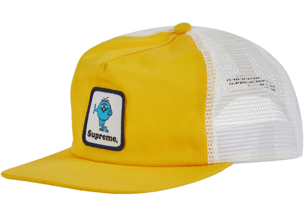 Supreme Camacho Mesh Back 5-Panel Yellow - vue 360