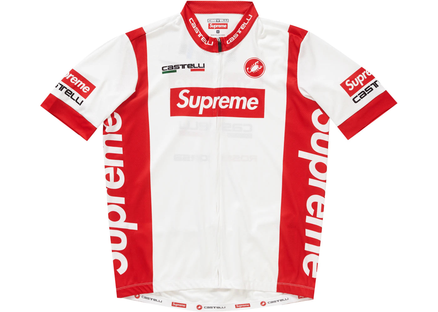 Supreme Castelli Cycling Jersey White - vue secondaire A