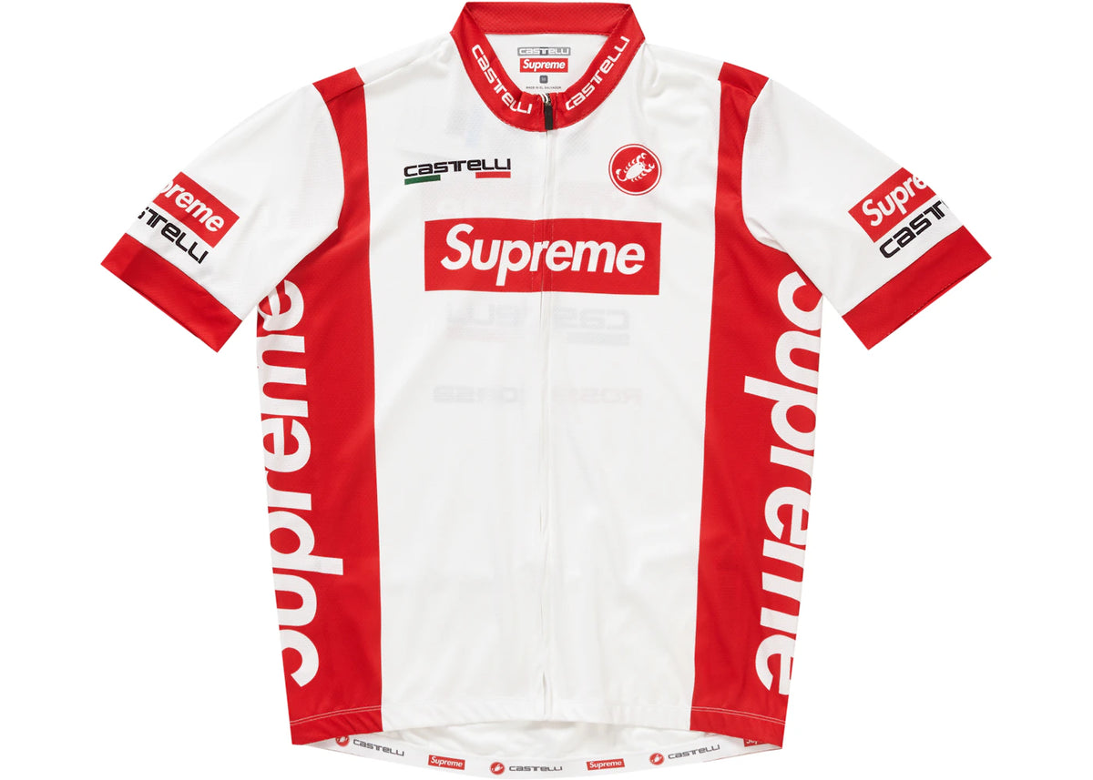 Supreme Castelli Cycling Jersey White - vue 360