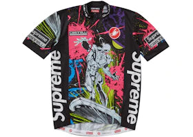 Supreme Castelli Silver Surfer Cycling Jersey Multicolor - authentic Supreme apparel