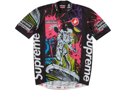 Supreme Castelli Silver Surfer Cycling Jersey Multicolor - apparel view 2