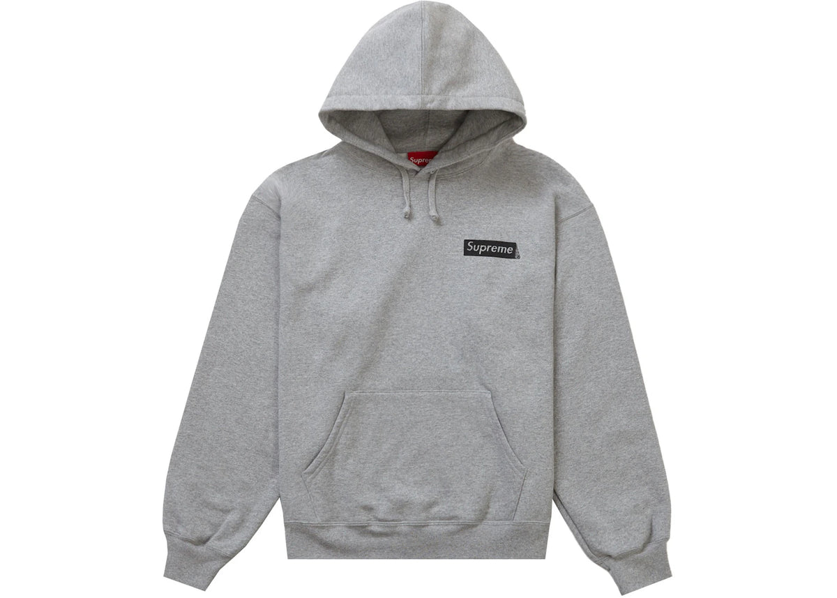 Supreme Catwoman Hooded Sweatshirt Heather Grey - vue secondaire B
