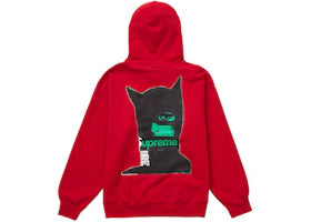 Supreme Catwoman Hooded Sweatshirt Red
