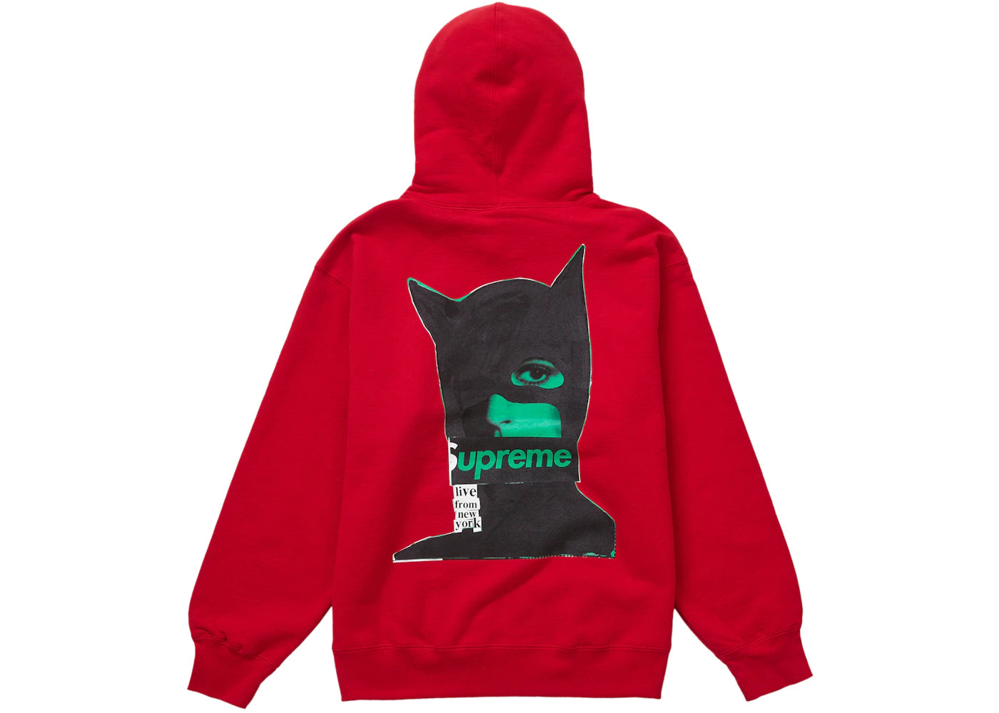 Supreme Catwoman Hooded Sweatshirt Red - vue secondaire A