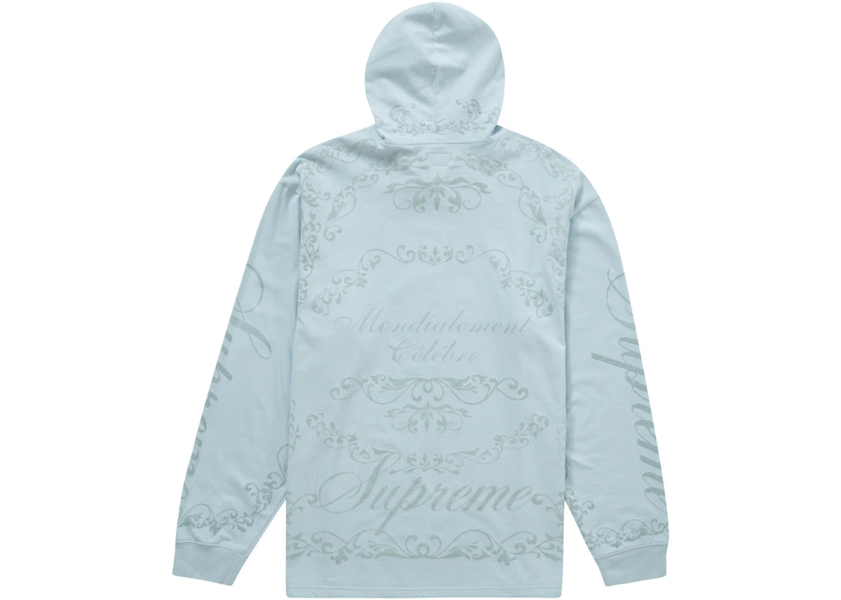 Supreme Celebre Hooded L/S Top Blue - vue secondaire B
