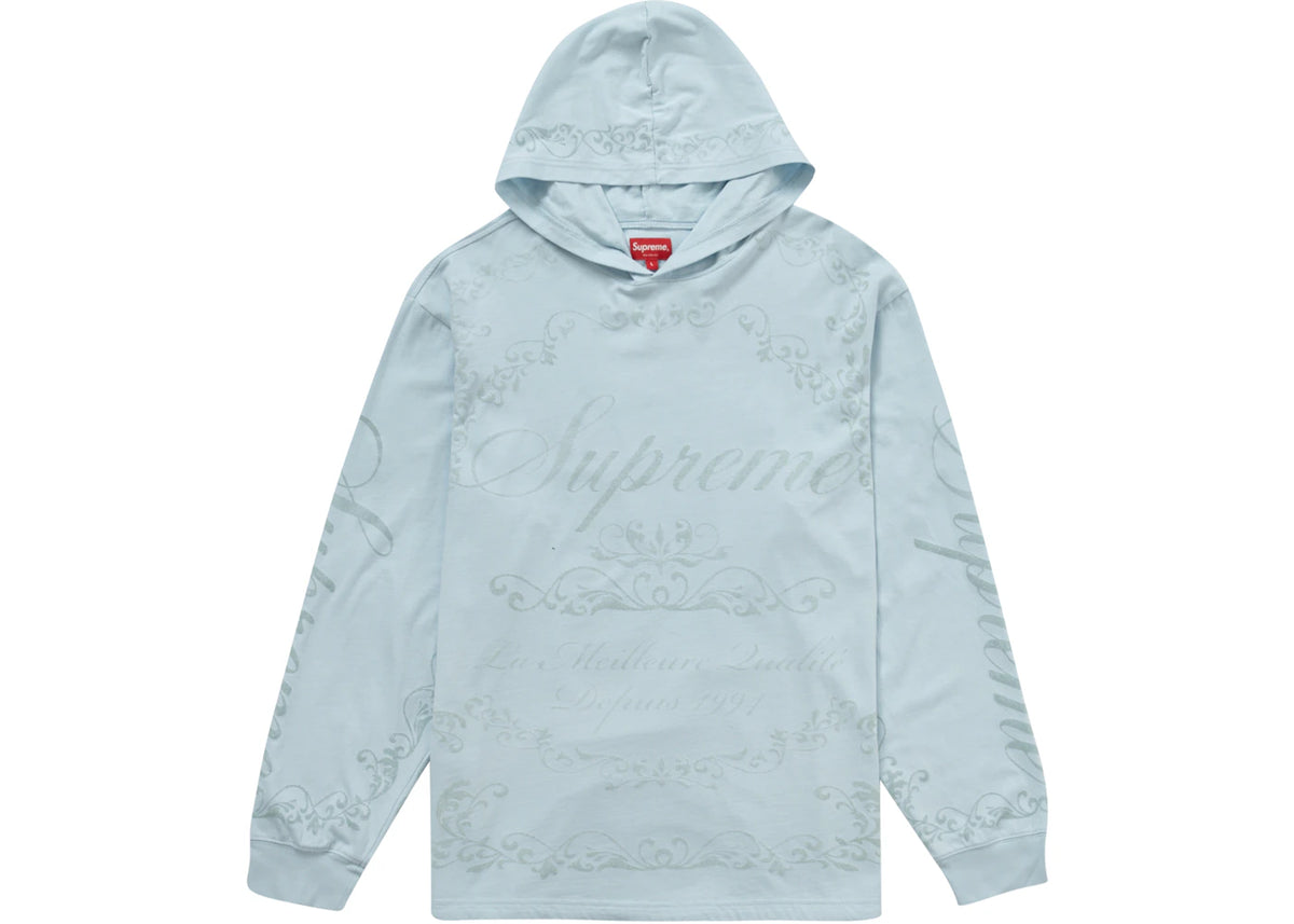Supreme Celebre Hooded L/S Top Blue - vue secondaire A