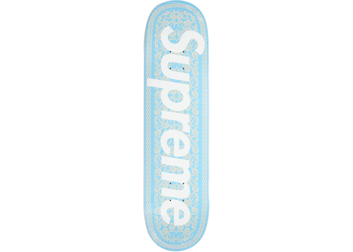 Supreme Celtic Knot Skateboard Deck Blue - vue secondaire B