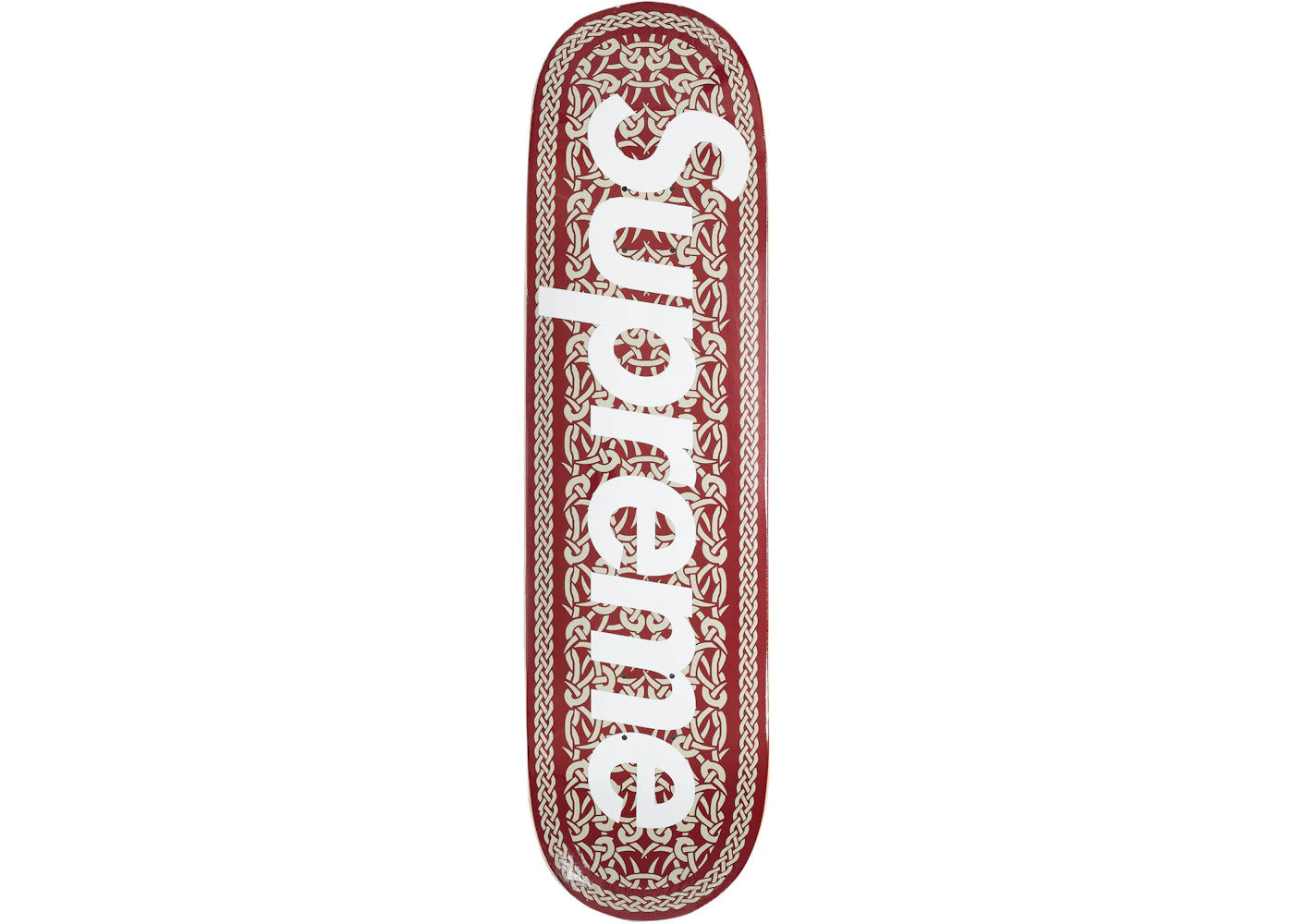 Supreme Celtic Knot Skateboard Deck Red - vue secondaire A
