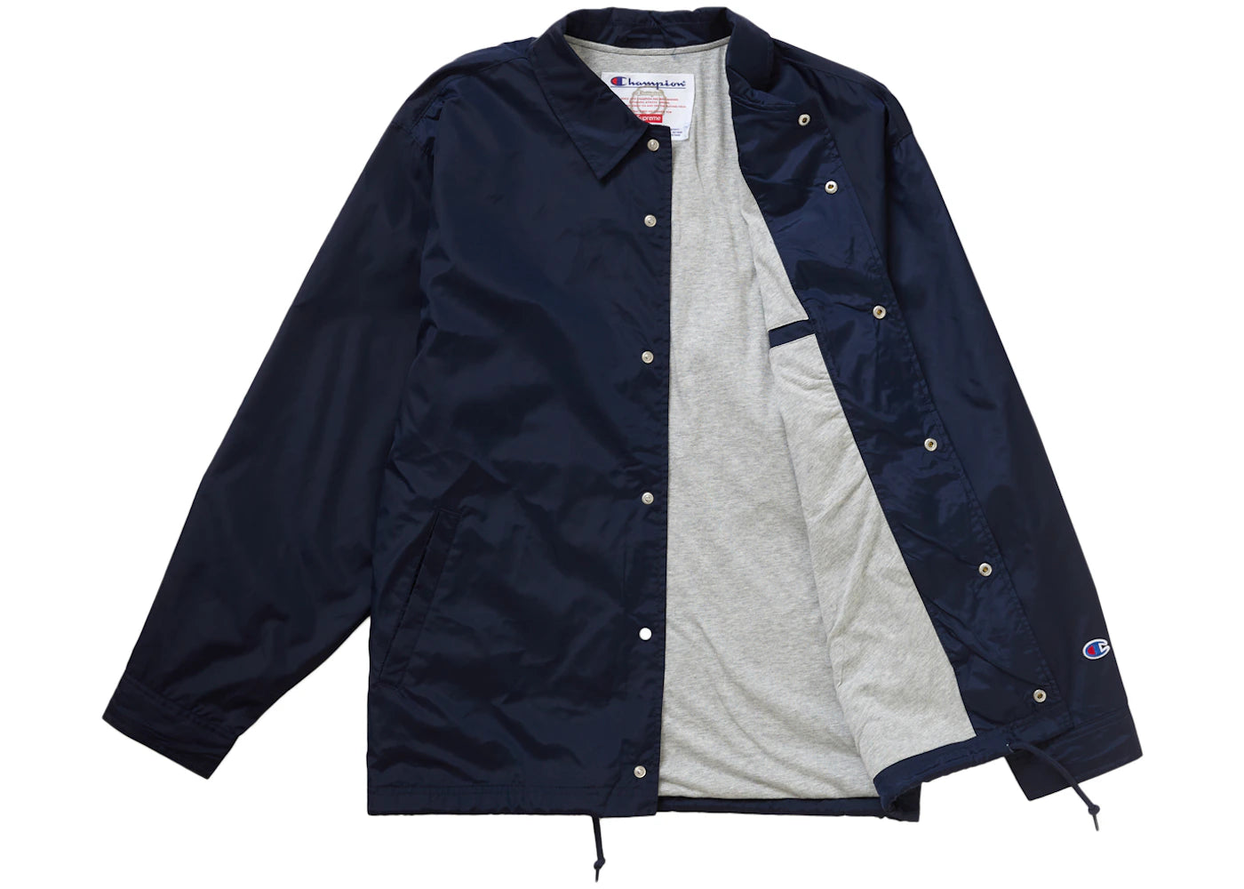 Supreme Champion Coaches Jacket Navy - vue secondaire B