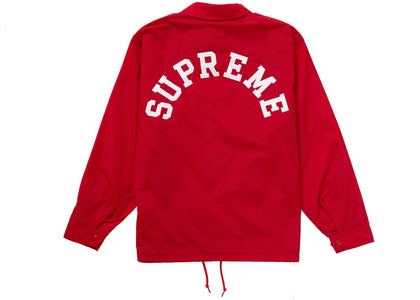 Supreme Champion Coaches Jacket Red - apparel view 2