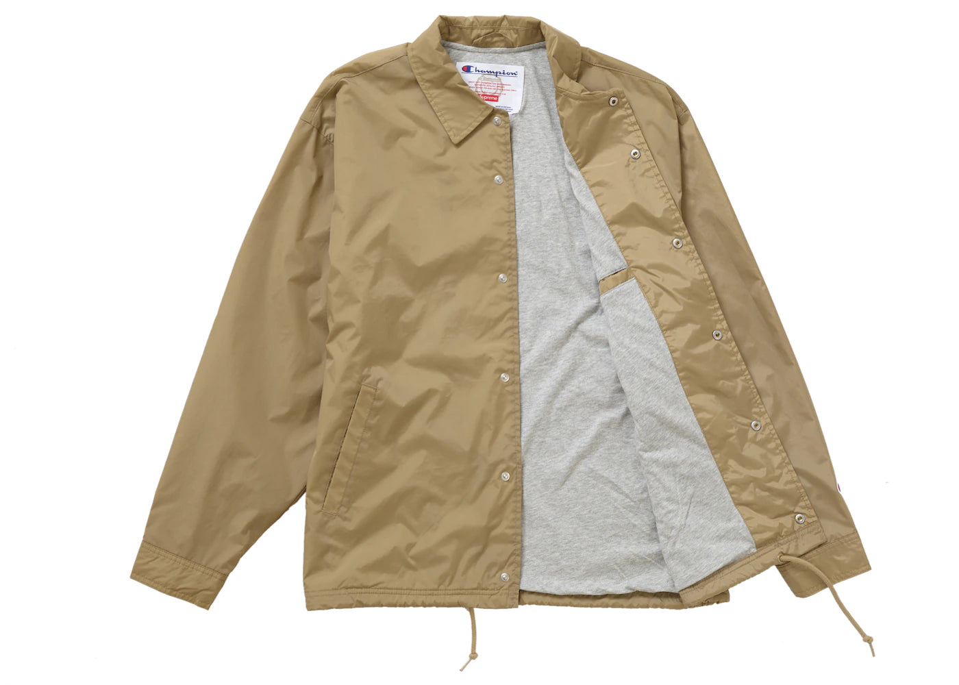 Supreme Champion Coaches Jacket Tan - vue secondaire B