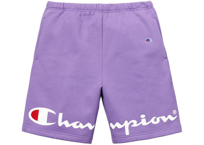 Supreme Champion Sweatshort Light Purple - authentic Supreme product