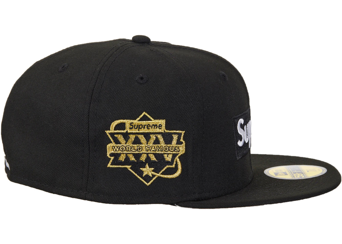 Supreme Championship Box Logo New Era 59Fifty Hat Black - vue secondaire A