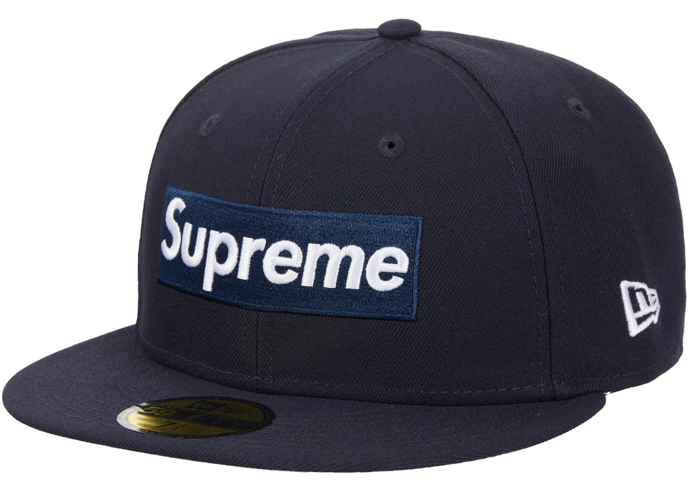 Supreme Championship Box Logo New Era 59Fifty Hat Navy - vue secondaire A