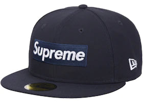 Supreme Championship Box Logo New Era 59Fifty Hat Navy
