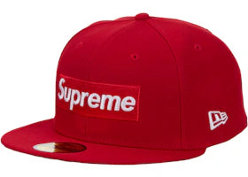 Supreme Championship Box Logo New Era 59Fifty Hat Red - vue 360